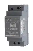 HDR-30-12: AC/DC DIN Rail Power Supply (PSU), ITE, 1 Output, 24 W, 12 VDC, 2 A