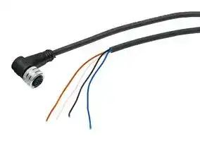 6GF3440-8BC4: Flexible Sensor Cable, 4 Pole, M12 Female, 300 V, Unshielded, 10 m, SIMATIC MV400 and VS100 Lamps