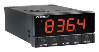 DP25B-TC-R: Digital Panel Meter, Thermocouple, 1/8 DIN, 115 VAC, Dual Relay Outputs, DP25B Series