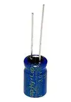 WEC3R0 105QG: Supercapacitor, 1 F, 3 V, PC Pin, -10%, +30%, 3.5 mm, 1000 hours @ 65°C