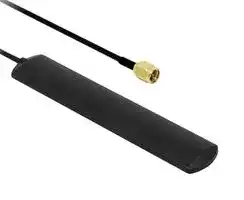 ALPHA11/1M/SMAM/S/S/20: Antenna Blade, Adhesive, 2G, 3G, GSM, GPRS, ISM, UMTS, 850 MHz to 2.1 GHz, 2.5 dBi, SMA