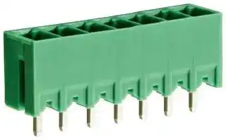 CTBP93VE/7: Terminal Block, Closed Ended, Header, 3.81 mm, 7 Ways, Through Hole Vertical