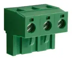 CTBP9408/3: Pluggable Terminal Block, 7.62 mm, 3 Ways, 28 AWG, 14 AWG, 1.5 mm², Screw