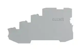 2000-5491: Accessory, Wago 4 Conductor Terminal Blocks, End & Intermediate Plate, 2000