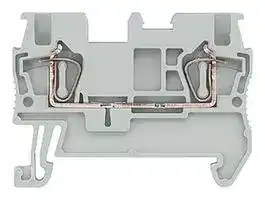 8WH2000-0AE00: DIN Rail Mount Terminal Block, 2 Ways, 1.5 mm², Clamp, 17.5 A