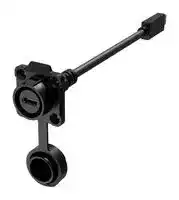 MRUCF816150: USB Cable, Type C Plug to Type C Receptacle, 500 mm, 1.64 ft, USB 3.1, Black