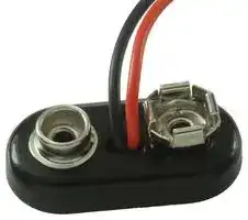 2241: BATTERY STRAP, 9V, WIRE LEAD