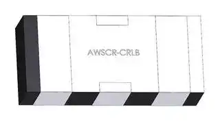 AWSCR-7.37CRLB-C15-T3: Resonator, AWSCR-CRLB Series, 7.37 MHz, ± 0.5%, ± 0.4%, 40 ohm