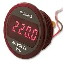 DMR20-1-ACV-R-C: Digital Panel Meter, Self Powered, 4 Digits, AC Voltage, 85V to 264V