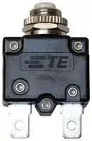 W57-XB7A4A10-10: Thermal Circuit Breaker, Push-to-Reset, W57 Series, 10 A, 1 Pole, 50 V, 250 V, Panel