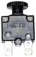 W57-XB1A7A10-15: Thermal Circuit Breaker, Push-to-Reset, W57 Series, 15 A, 1 Pole, 50 V, 250 V, Panel