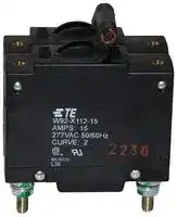 W92-X112-15: Thermal Magnetic Circuit Breaker, W9 Series, 15 A, 2 Pole, 277 V, Panel