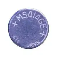 MS414GE: Rechargeable Battery, 3 V, Lithium, 2 mAh, Button Cell, Pressure Contact, 1