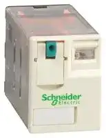 RXM2AB1JD: Power Relay, IP40, DPDT, 12 VDC, 12 A, Harmony RXM Series, Socket, DC