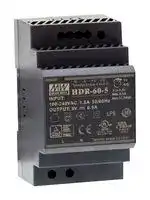 HDR-60-12: AC/DC DIN Rail Power Supply (PSU), ITE, 1 Output, 54 W, 12 VDC, 4.5 A