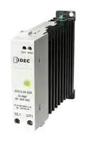 RSCDN-45A: Solid State Relay, w/Heatsink, SPST-NO, 45 A, 600 Vrms, Panel Mount, Screw, Zero Crossing