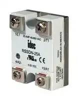 RSSAN-25A: Solid State Relay, SPST-NO, 25 A, 280 VAC, Panel Mount, Screw, Zero Crossing