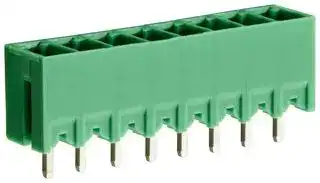 CTBP93VE/8: Terminal Block, Closed Ended, Header, 3.81 mm, 8 Ways, Through Hole Vertical