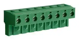 CTBP9408/8: Pluggable Terminal Block, 7.62 mm, 8 Ways, 28 AWG, 14 AWG, 1.5 mm², Screw