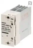 G3PA-420B-VD-2 12-24VDC: Solid State Relay, SPST, 20 A, 30 VDC, DIN Rail, Screw, Zero Crossing