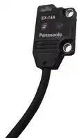 EX-14A: Photoelectric Sensor, EX-10 Series, Ultra Slim, Convergent, 25mm, NPN, Light On, 12 to 24Vdc