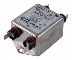 10VSB1: Power Line Filter, General Purpose, 250 V, 10 A, Single Phase, 1 Stage, Chassis Mount