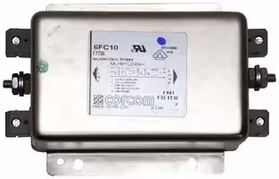 6FC10 J0: Power Line Filter, General Purpose, 250 VAC, 6 A, Single Phase, 2 Stage, Chassis Mount