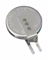 TS621E-FL11E: Rechargeable Battery, 1.5 V, Lithium, 2.5 mAh, Button Cell, PCB Pins, 1