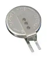 TS621E-FL11E: Rechargeable Battery, 1.5 V, Lithium, 2.5 mAh, Button Cell, PCB Pins, 1