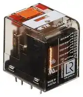 1-1393154-5: Power Relay, Miniature, 4PDT, 115 VAC, 6 A, PT Series, Through Hole, Non Latching