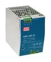 NDR-480-24: AC/DC DIN Rail Power Supply (PSU), ITE, 1 Output, 480 W, 24 VDC, 20 A