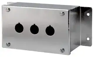 M22-I3M/SS: Surface Mounting Enclosure, 3 Location, SS, Selector Switches, Key-Operated Pushbuttons