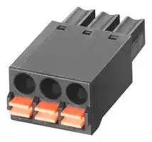 6GK5980-1CB10-0CA5: Terminal Block, 3 Pole, Push-In, 24 VDC, SCALANCE XB200