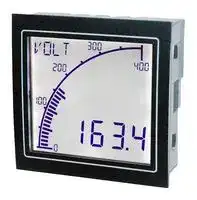 APM-VOLT-APO: Voltmeter, 0 to 600 VAC/DC, 4 Digits and Graph, 12 to 24 V, Positive LCD, APM Series
