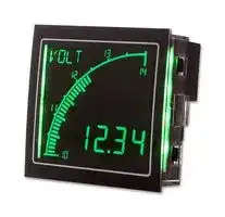 APM-VOLT-ANO — Voltmeter, APM Series, AC, DC Voltage, 0 to 528Vac / 0 to 600, 4 Digits, 12 to 12 Vdc, Negative LCD