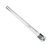 1-385H-U71/2-304SS: Thermowell, 1" NPT, 304 Stainless Steel, 7.5", 385H Series
