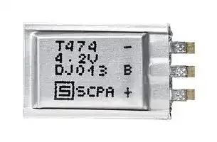 3-153-407: Supercapacitor, Prismatic, Dual Cell, 0.22 F, 4.2 V, Solder