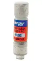 ATDR1: Fuse, Cartridge, Time Delay, 1 A, 600 V, 10mm x 38mm, 0.41
