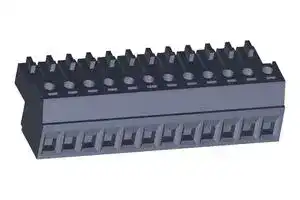 39500-0012: Pluggable Terminal Block, 3.5 mm, 12 Ways, 30 AWG, 16 AWG, 1.5 mm², Screw