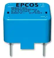 B82720A2102N040: Choke, Power Line, Double, Ring Core,3 mH, 1 A, Through Hole, 4 Pins, B82720A/K Series