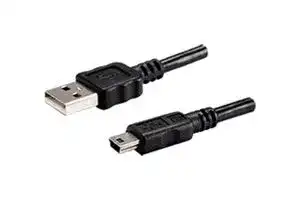 CBL-UA-MB-05BP: CABLE USB TYPE A 2.0 TO 500 MM BLACK PVC