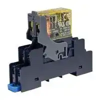SJ2S-61: Relay Socket, Through Hole, Through Hole, 8 Pins, 8 A, 250 V, RJ Series