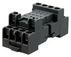 SM2S-05C: Relay Socket, DIN Rail, Screw, 8 Pins, 10 A, 250 V