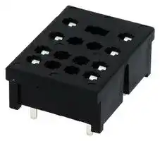 SM2S-62: Relay Socket, Through Hole, PC Pin, 8 Pins, 10 A, 250 V