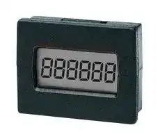 7016: LCD Counter, Miniature, Self Powered, Remote Reset, 6 Digit, 6 mm H, 1.5 V, 18 Hz, 0 to 50 °C