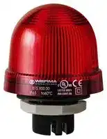 81610055: Beacon, LED, Red, Steady, 24 VAC/DC, 75 mm x 97 mm, IP65