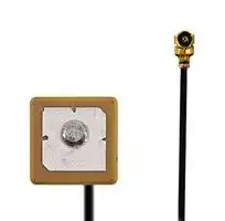 ECHO19/0.1M/UFL/S/S/17: Antenna Embedded, SMD, Active GPS, 1.574 GHz to 1.576 GHz, 16 dB, Cable 100 mm, UFL