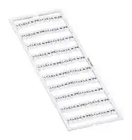 793-5472: Terminal Block Marker, White, Black Marking, Marking Card, WAGO 5mm Width Terminal Blocks