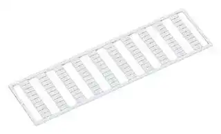 793-5507: Terminal Block Marker, White, Black Marking, Marking Card, WAGO 5mm Width Terminal Blocks