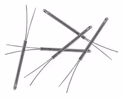 1PT100KN2515CL1/3: RTD Sensor, Probe, Class 1/3B, -200 °C, 600 °C, 100 ohm, Platinum